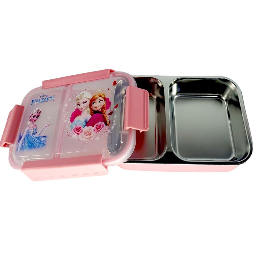Frozen Lunch Box - Double Compartment - Pink | A-2