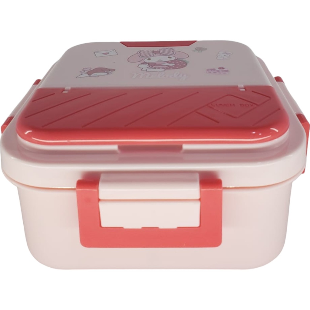 Melody Steel Lunch Box - Pink - No. A-7