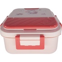 Melody Steel Lunch Box - Pink - No. A-7