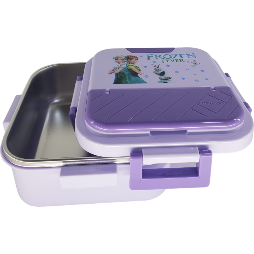 Frozen Steel Lunch Box - Purple - No. A-7