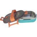 Stainless Steel Lunch Box - Green - No. A-9