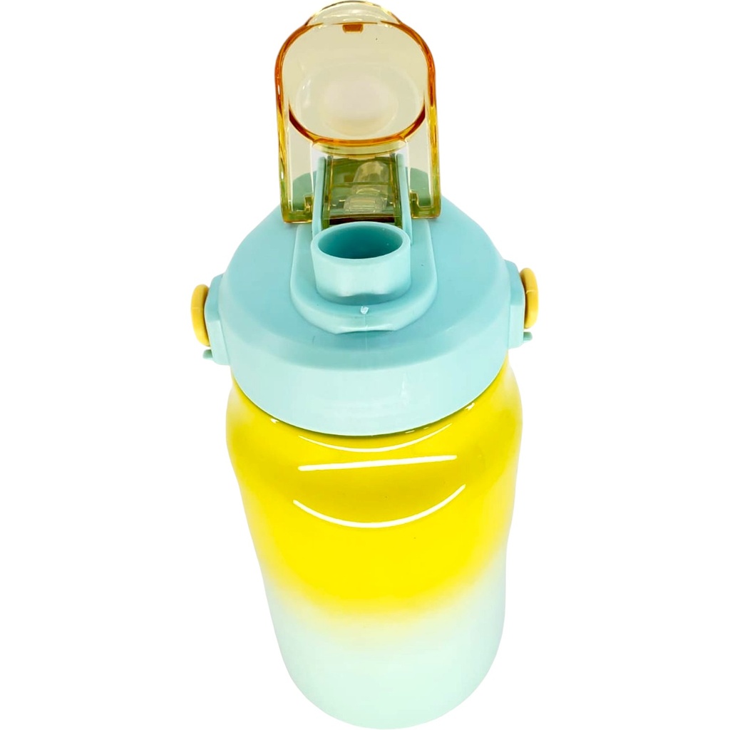 Double Sipper Sunshine Water Bottle - 1200 ml - Ye/Bl - No. B-6