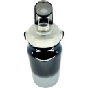 Double Sipper Sunshine Water Bottle - 1200 ml - Bk/Gy- No. B-6