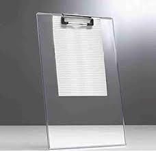 Transparent clipboard