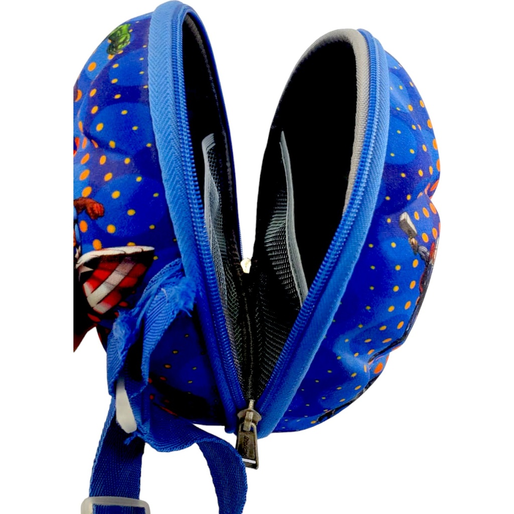 Printed Unicorn Picnic Bag - Blue/Black