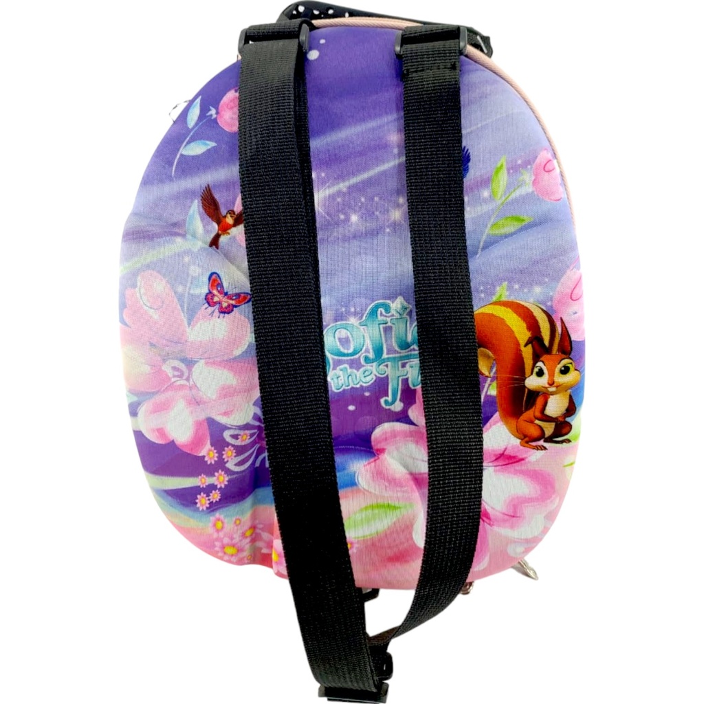 Printed Unicorn Picnic Bag - Blue/Black