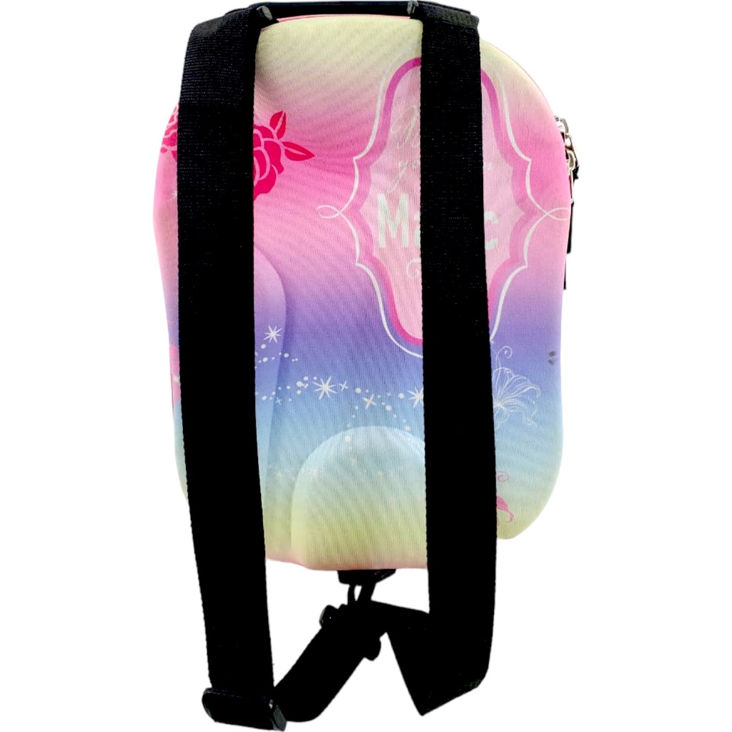 Printed Unicorn Picnic Bag - Blue/Black
