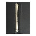 PVC Ring File Legal Size - Black