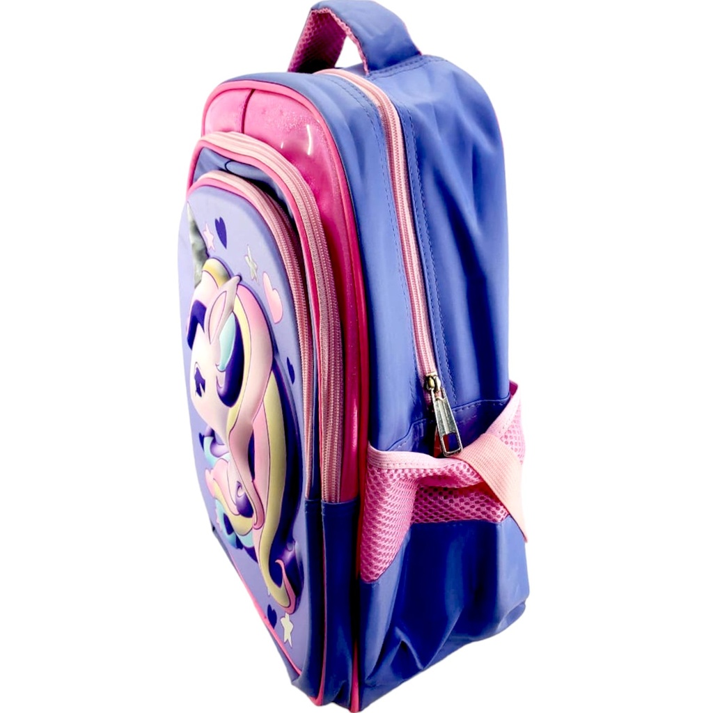 Frozen School Bag - Pink - Class - 1 - 2