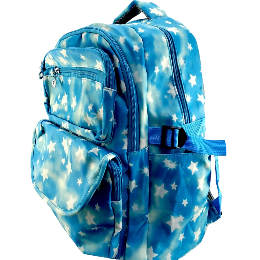 Star Design School Bag - Blue - Class - 1 - 3