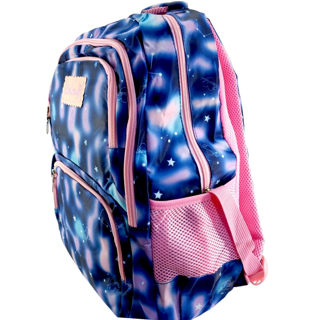 Star Design School Bag - Blue - Class - 1 - 3