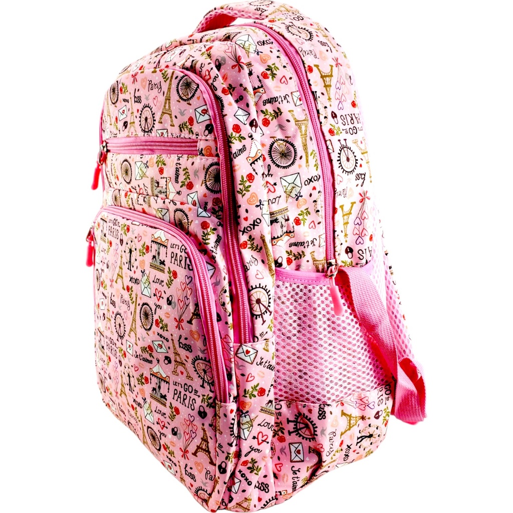 Frozen School Bag - Pink - Class - 1 - 2