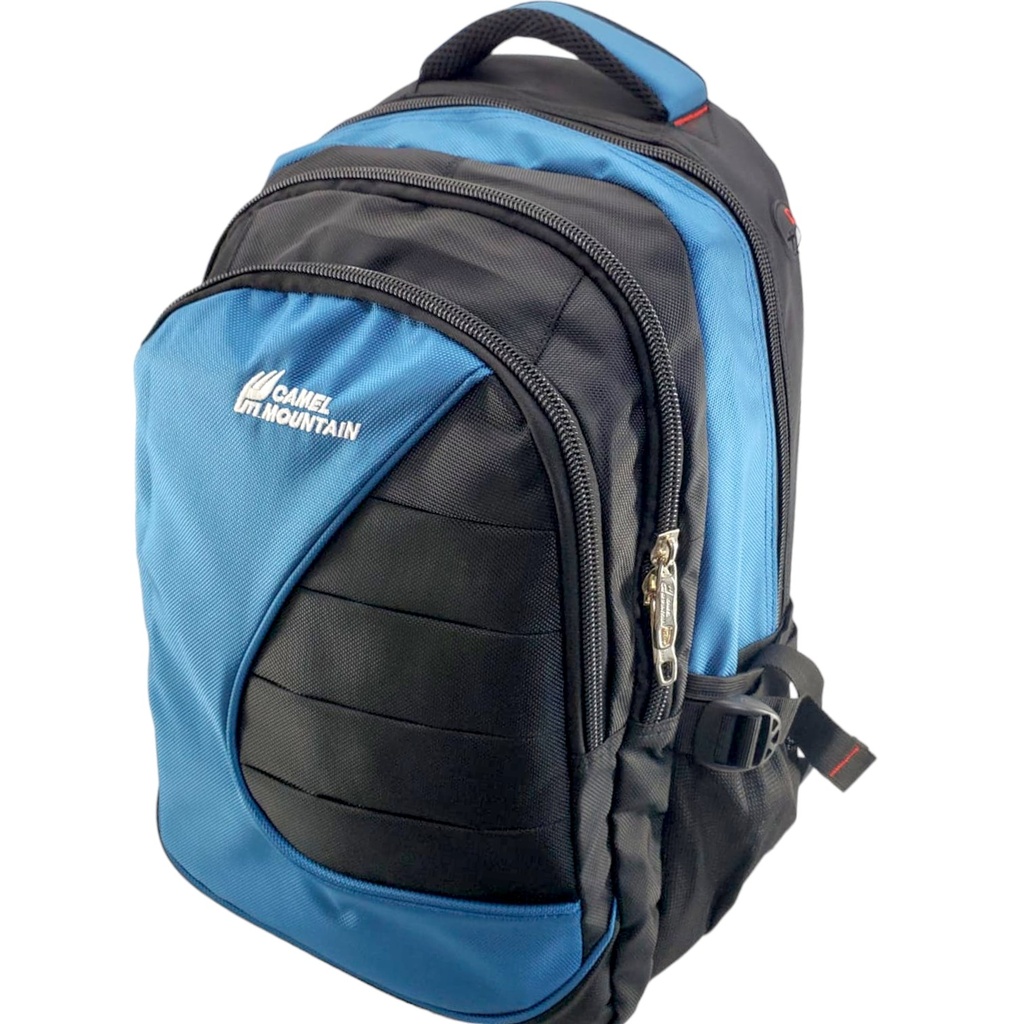 Camel Mountain 18Inch School Bag - Blue/Black - Class - 3 - 8