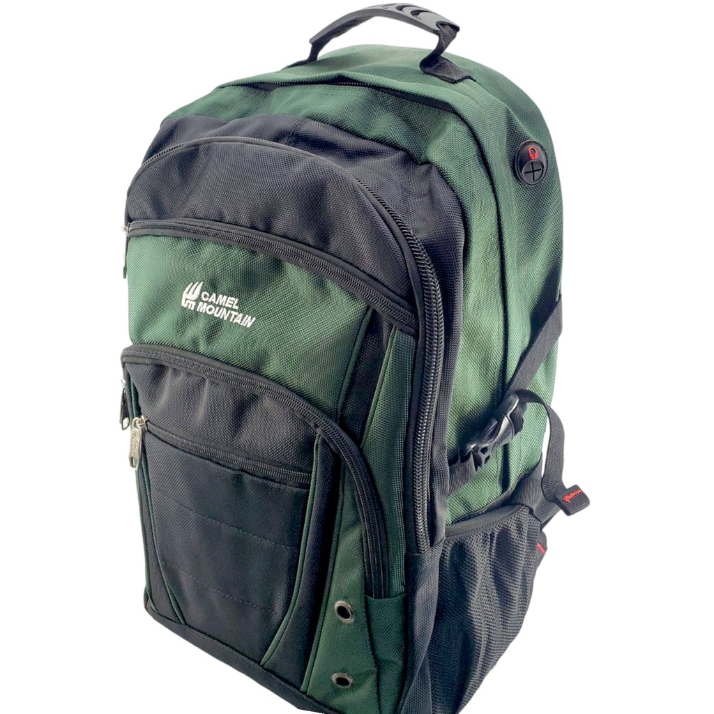 Camel Mountain 20Inch School Bag With - Green - Class - 3 - 8