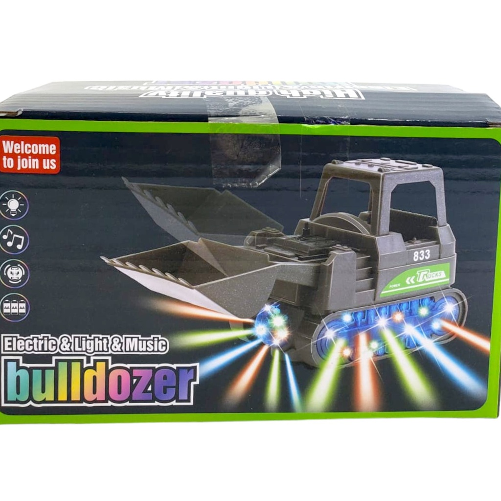 Bulldozer With Light & Music - No. 833-54