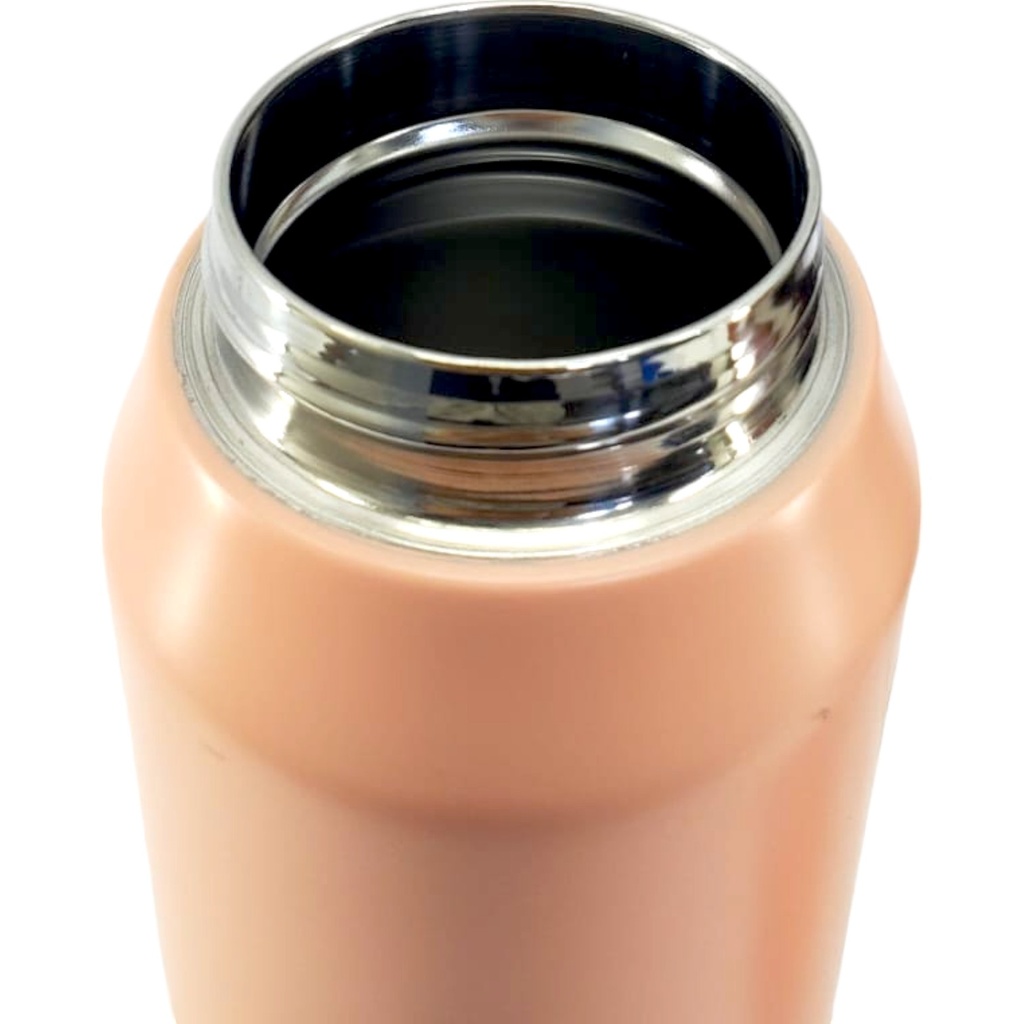 Grogeous Stainless Steel AMSZM Water Bottle - 800 ml - Peach - No. 6083