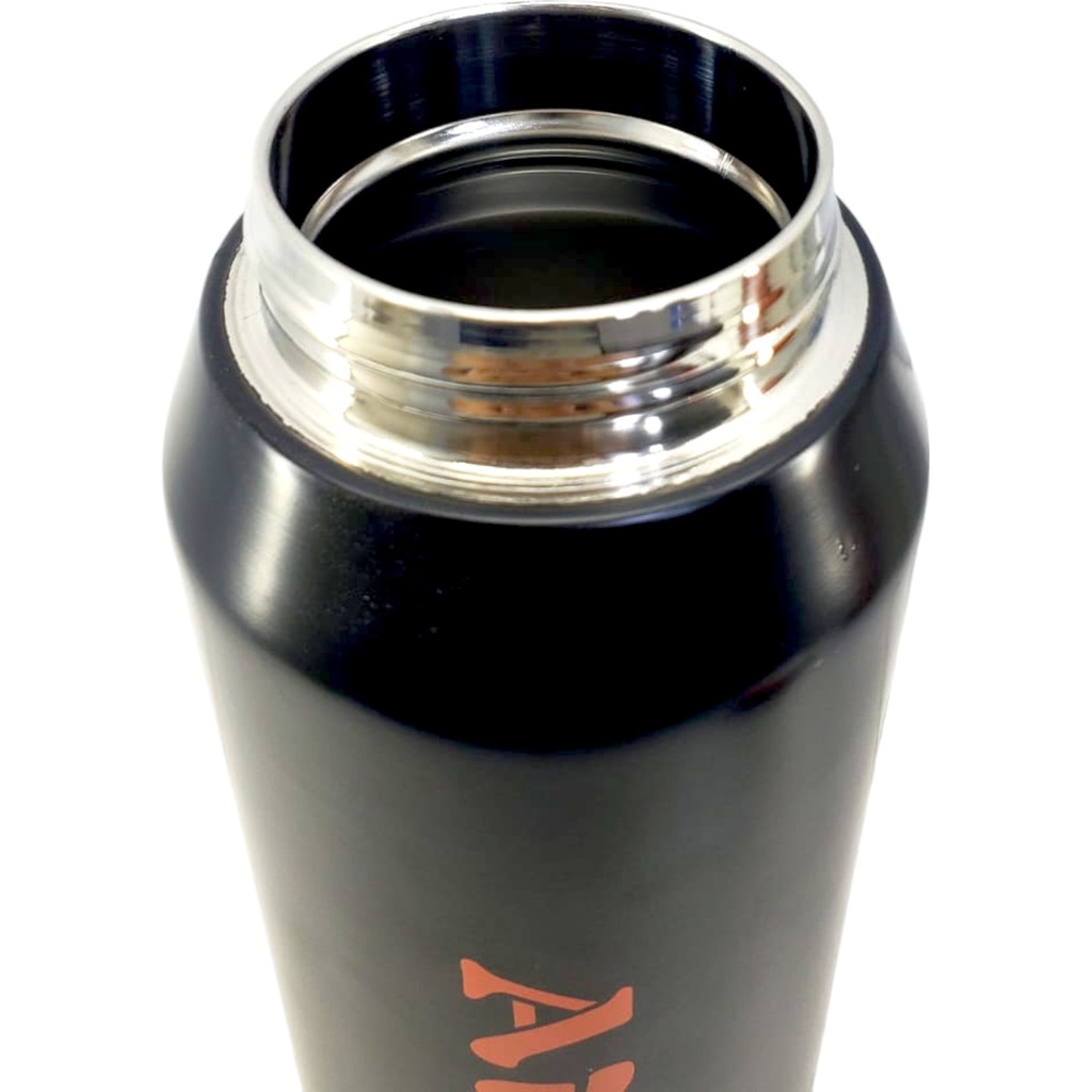 Grogeous Stainless Steel AMSZM Water Bottle - 800 ml - Black - No. 6083