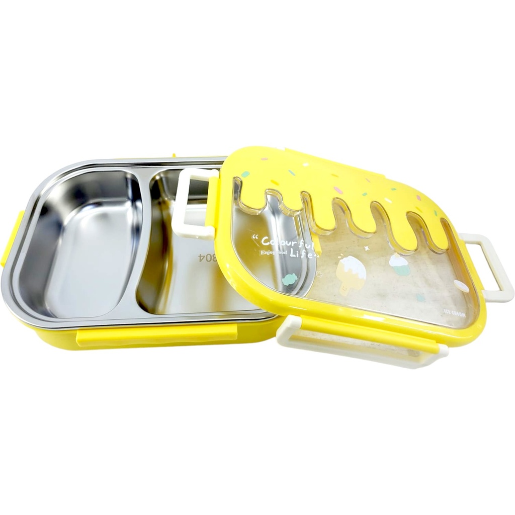 Ice Cream Lunch Box - Yellow - No. ML-6282