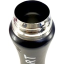 Grogeous Stainless Steel AMSZM Sports Water Bottle - 750 ml - Black - No. 8310