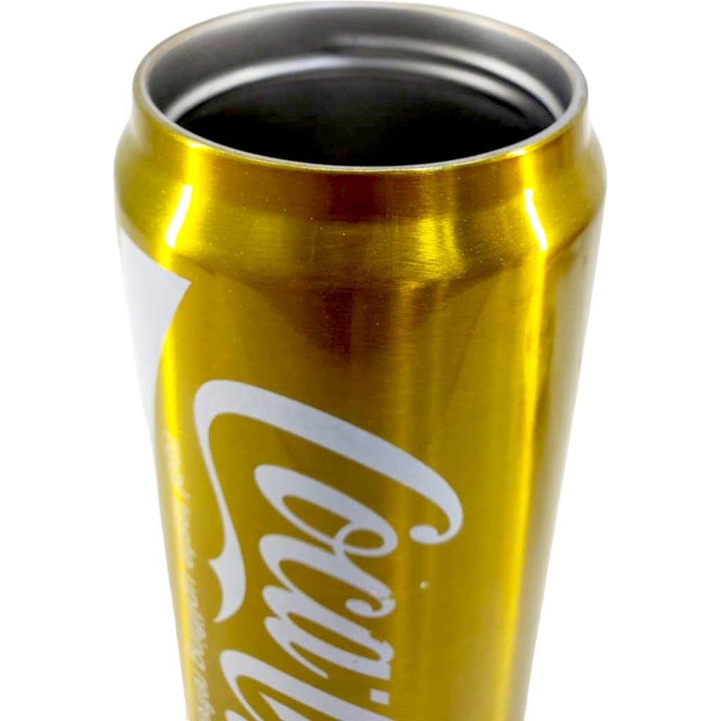 Stainless Steel Coca Cola Can - Golden - 500 ml - No. B-2