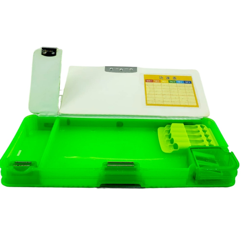 Magnetic Happiness Of A Clovers Glitter Pencil Box