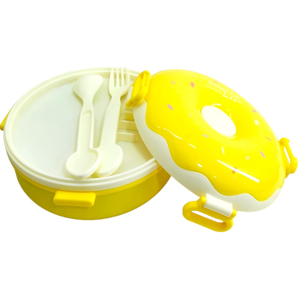 Donut Lunch Box - Yellow - No. ML-6277