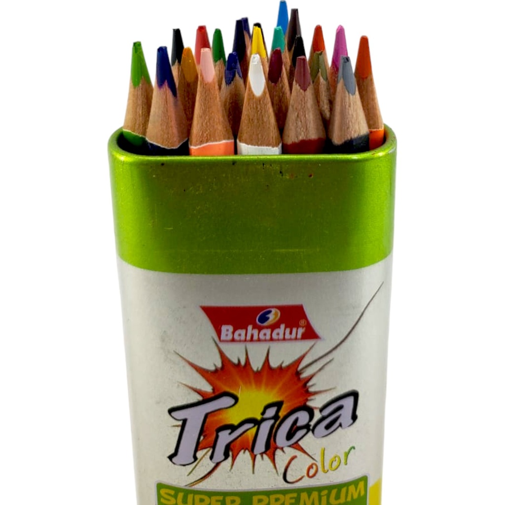 Bahadur Trica Color Pencils – Pack of 24 Colors