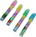 Push Pop Pencil Eraser ( assorted designs )