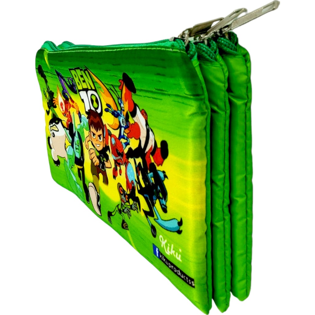 Ben10 Triple Zipper Pencil Pouch