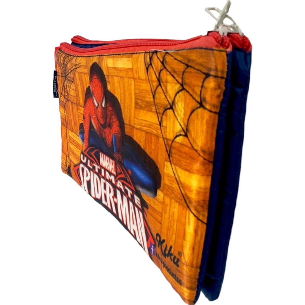 Spiderman Double Zipper Pencil Pouch
