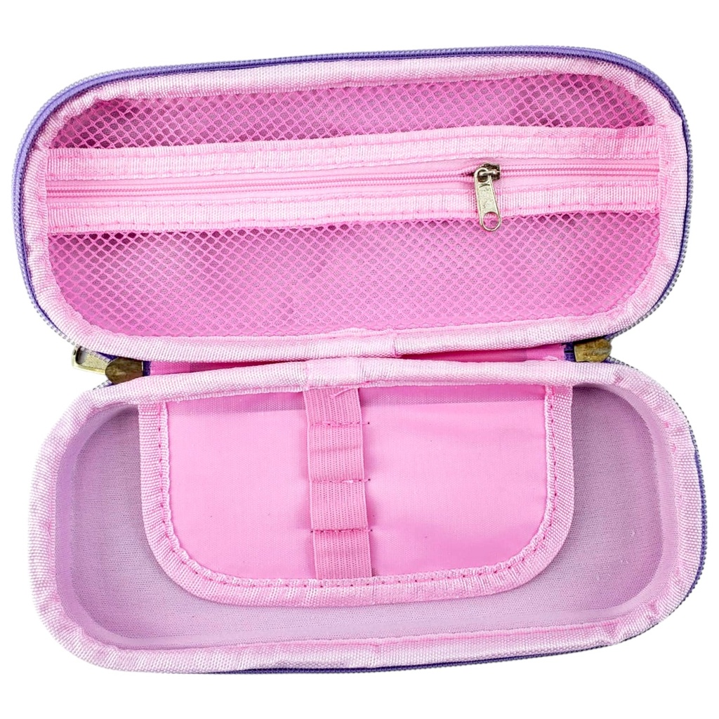 3D Unicorn Pencil Pouch - Purple - No. 5631