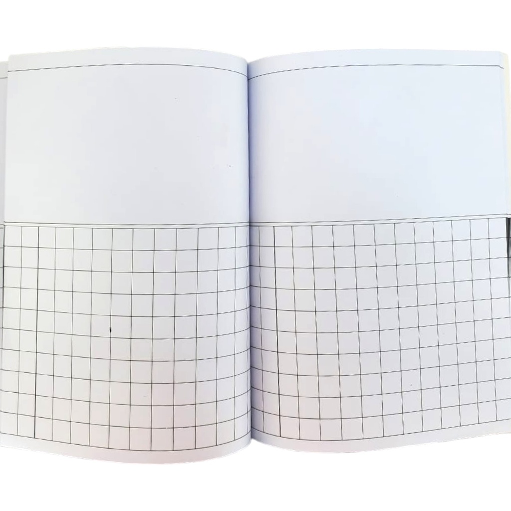1/2 Square Half Inter Leaf Math Copy - 120 Pages - Kiva School
