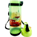 Cars Plastic Water Bottle 600ml - Green - Bright Active Star