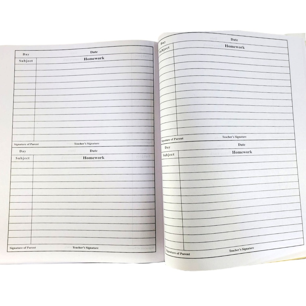 HomeWork Dairy - 100 Pages - Aga Khan School