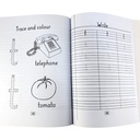 Broad 4 Line Printed Copy For Class KG 1 - 80 Pages - Jaffar Public School