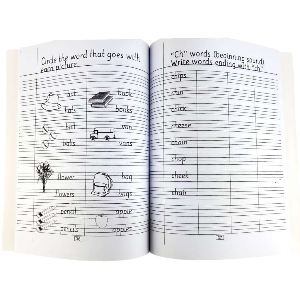 Broad 4 Line Printed Copy For Class KG 2 - 80 Pages - Jaffar Public School