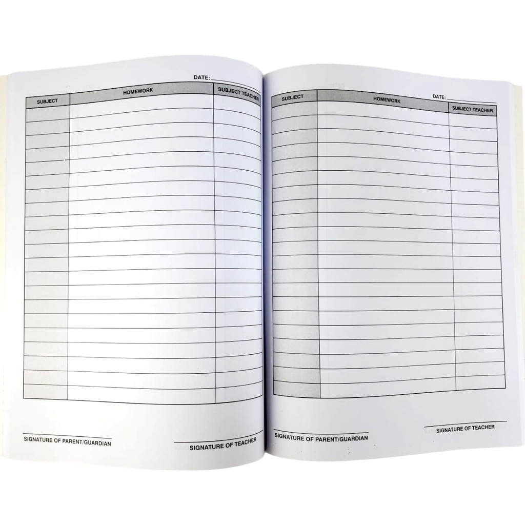 Homework Diary - 160 Pages - Alpha Core School
