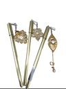 Fancy Gel Pen Metal  (Assorted Shapes)