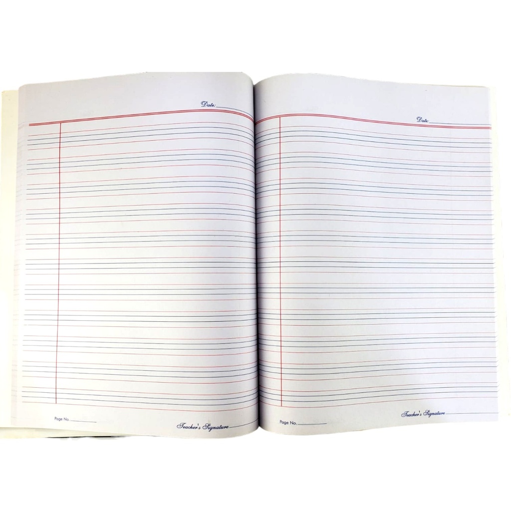 4 Line English Margin Copy - 160 Pages - The Educator
