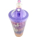 Purple Unicorn Straw Sipper 430ml
