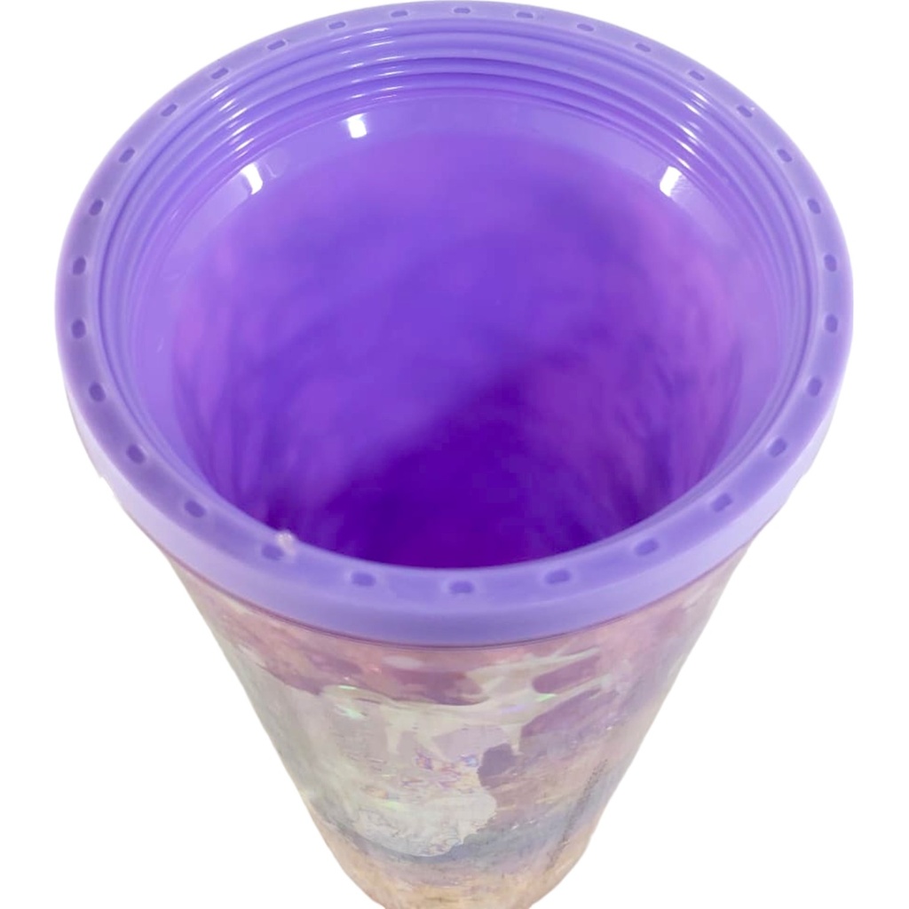 Purple Unicorn Straw Sipper 430ml