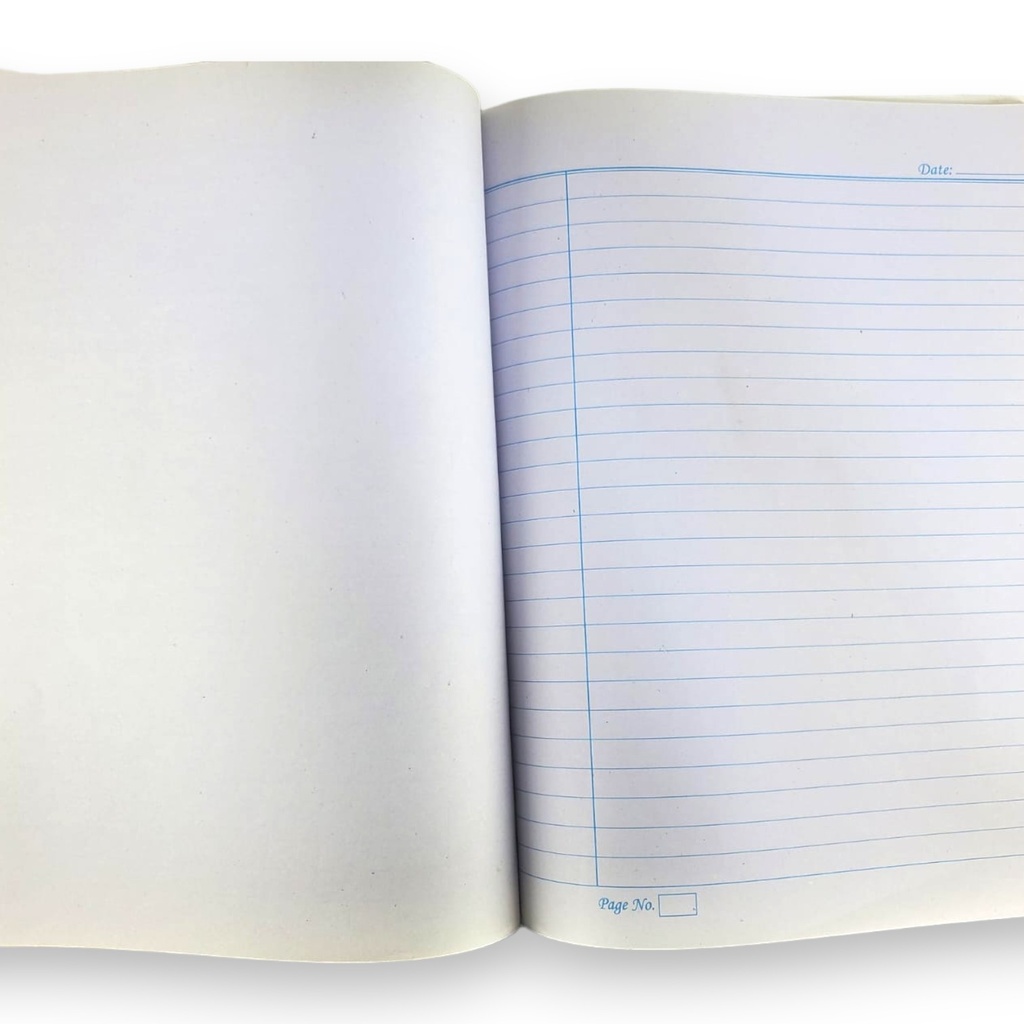 Single Line English Margin Inter Leaf Journal - 120 Pages - Jaffar Public School