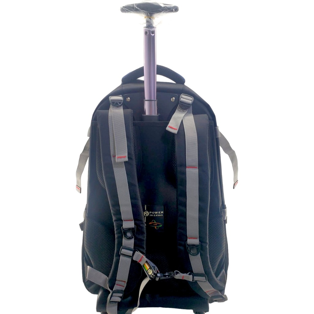 Power Trolley Bag - Navy Blue/Black - 18 Inch | Class 5 - Class O/A-Level