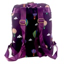 Balloon Design College Bag - Purple - No. 9028