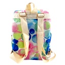 Bubble Design College Bag - Peach - No. 9028