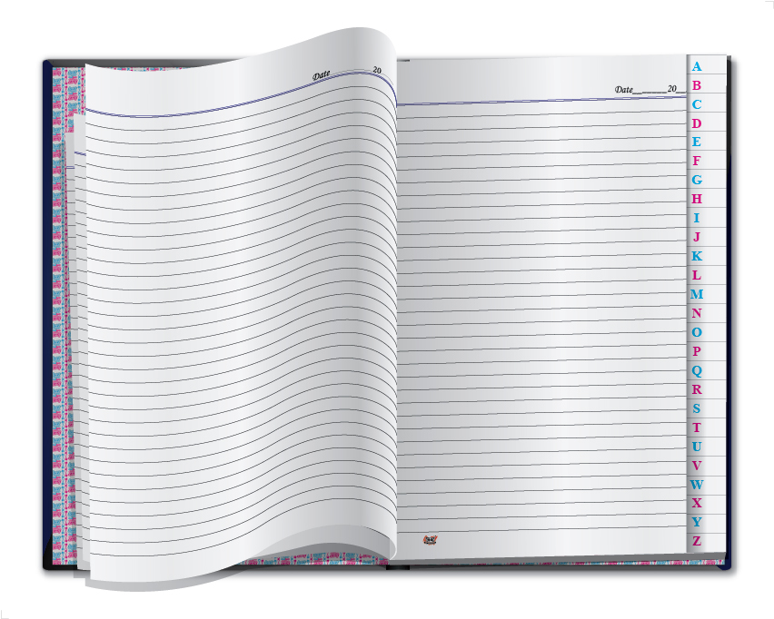 Single Line Register - 200 pages - Farv