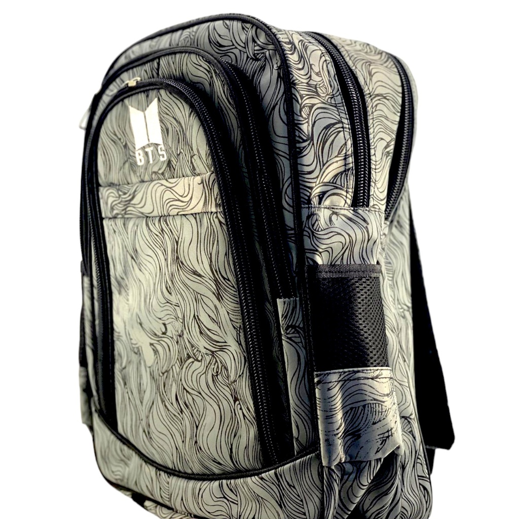 BTS School Bag - Grey - Class 5 - 7