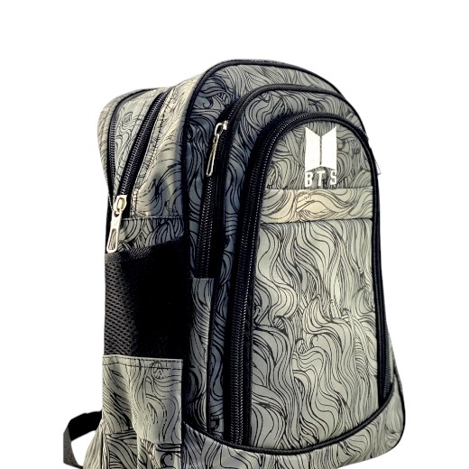 BTS School Bag - Grey - Class 1 - 3