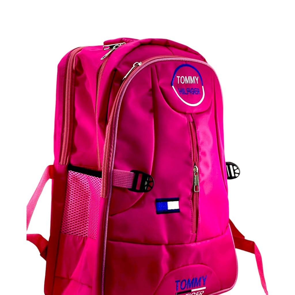 Tommy Hilfiger School Bag - Pink (Made In Pakistan)