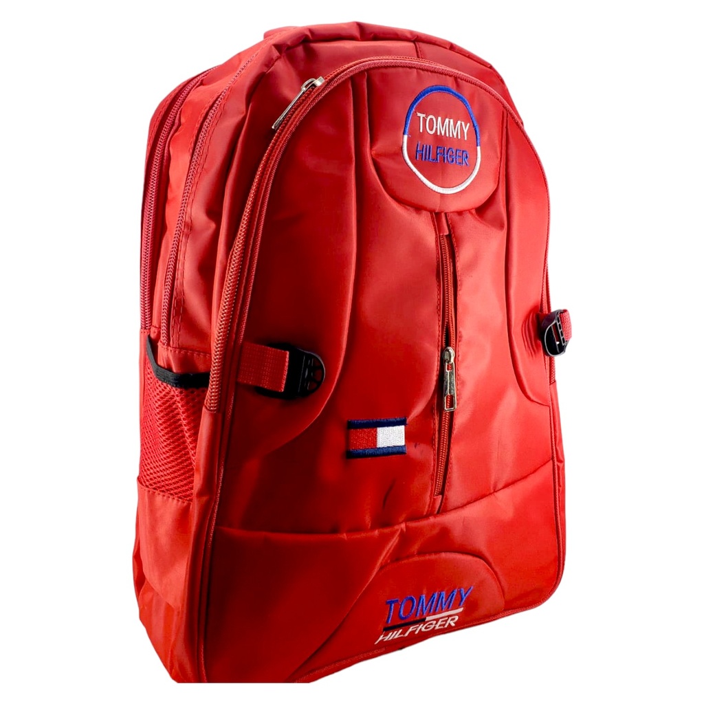 Tommy Hilfiger School Bag - Red (Made In Pakistan)